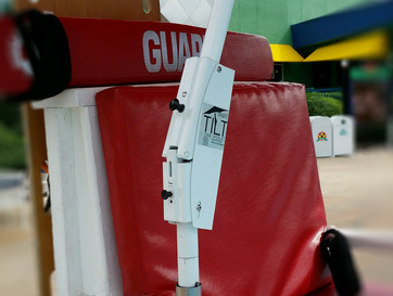 Tilt The Pole Umbrella, great for lifeguard stands